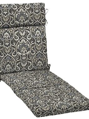 New arden 72x21 lounge chair floral patio cushion